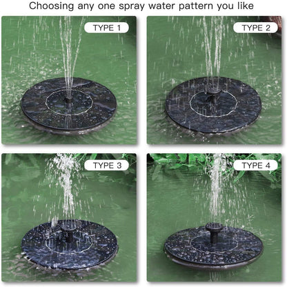 Solar Powered Floating Water Fountain Pump